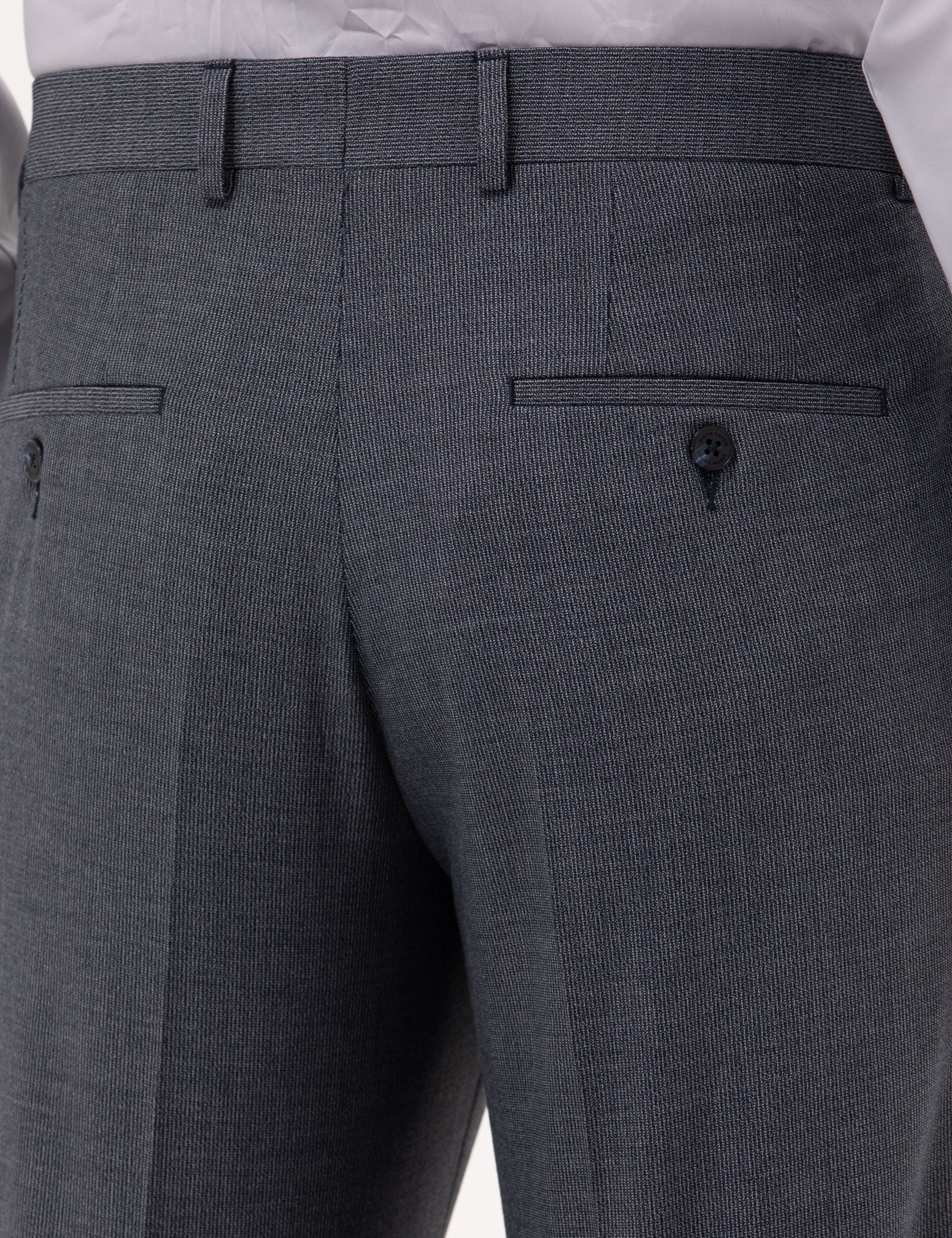 Lacivert Slim Fit Kumaş Pantolon
