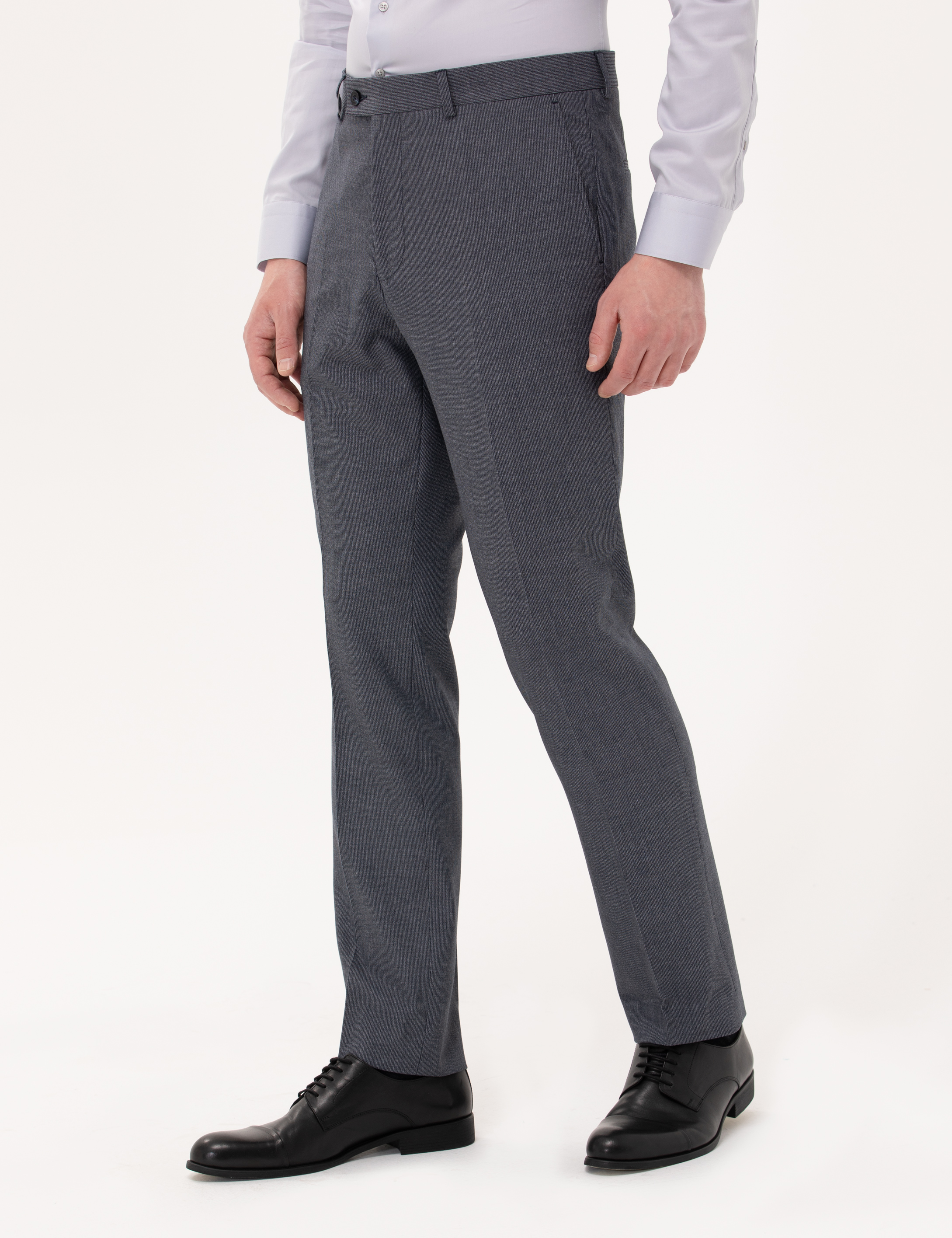 Lacivert Slim Fit Kumaş Pantolon