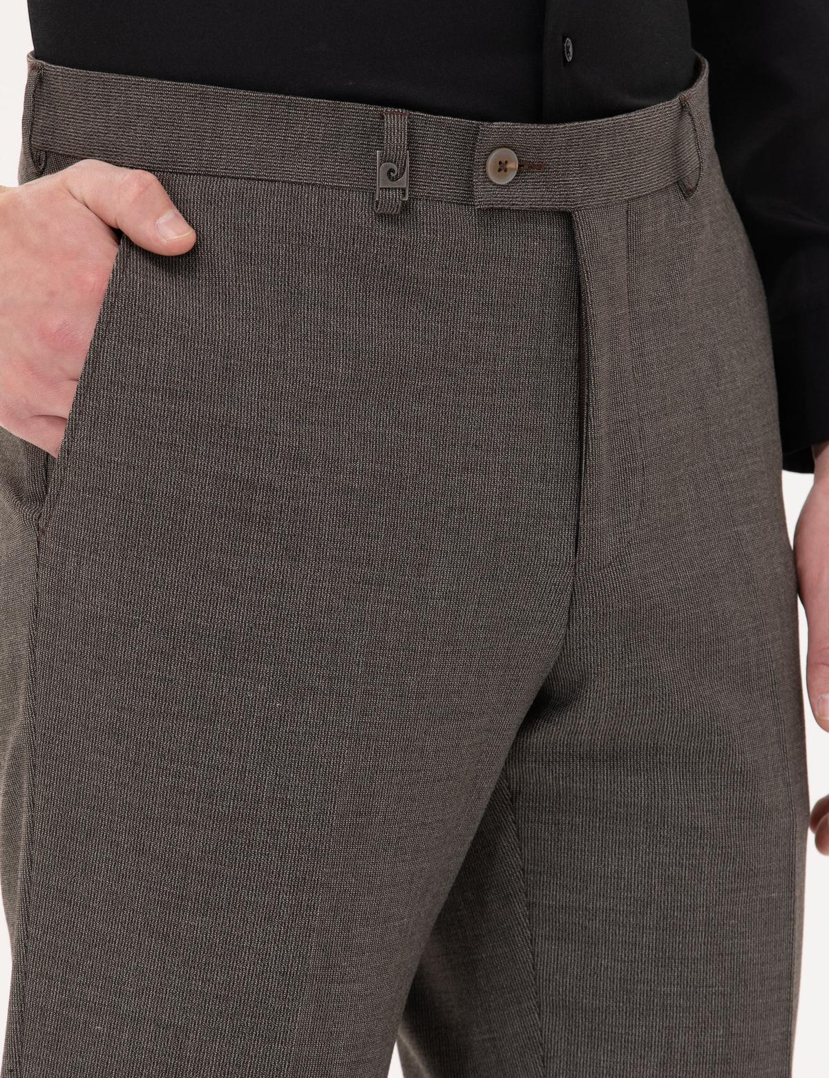 Kahverengi Slim Fit Kumaş Pantolon - 50267506114