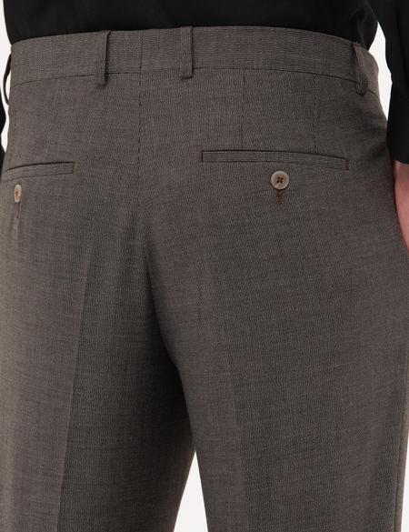 Kahverengi Slim Fit Kumaş Pantolon - 50267506114