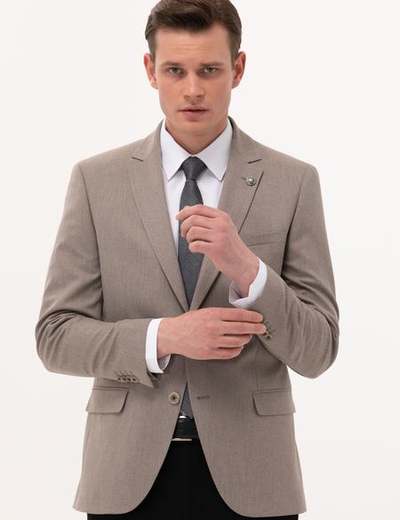 Açık Kahverengi Ex. Slim Fit Ceket - 50274810017