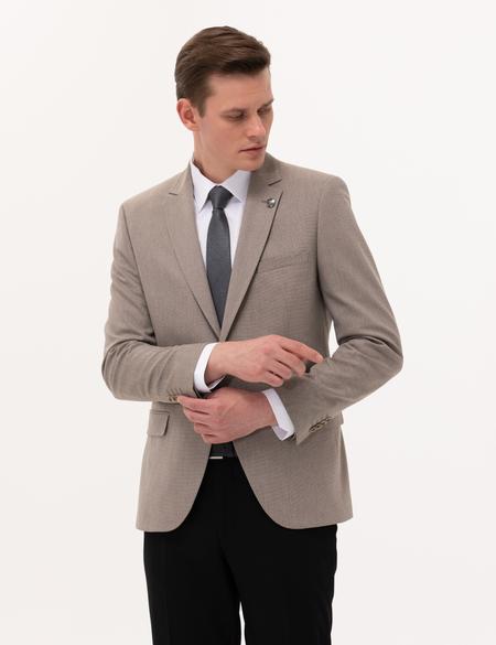 Açık Kahverengi Ex. Slim Fit Ceket - 50274810017