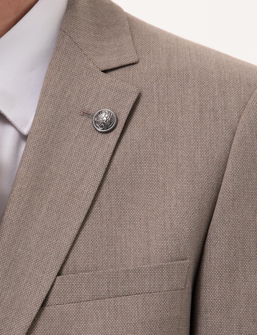 Açık Kahverengi Ex. Slim Fit Ceket