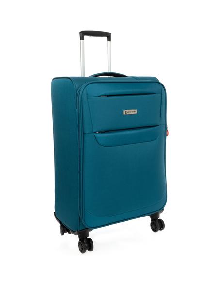 Mavi Büyük Boy Kumaş Valiz - 50279489003