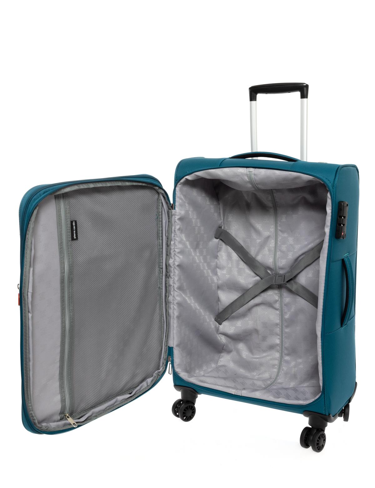 Mavi Büyük Boy Kumaş Valiz - 50279489003