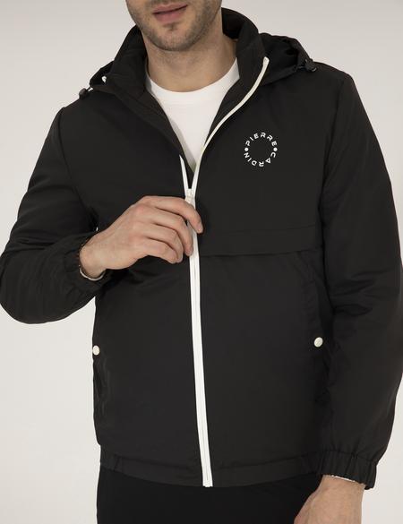 Siyah Kapüşonlu Spor Mont - 50262871035