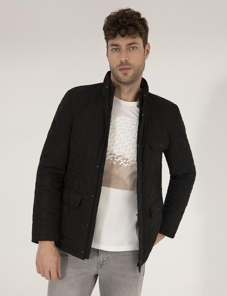 Siyah Kapitoneli Mevsimlik Mont - 50264592013