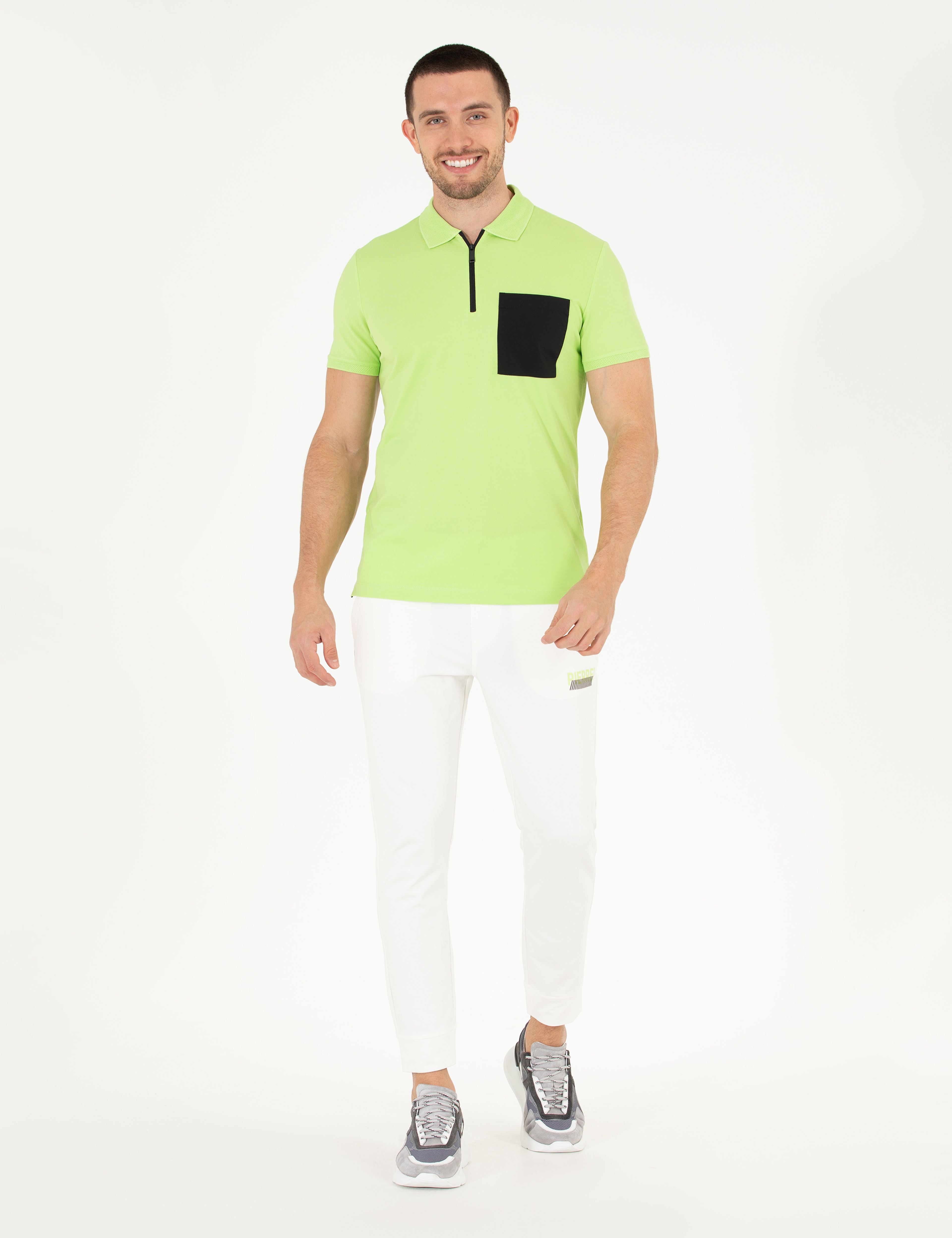 Ekru Extra Slim Fit Eşofman Altı