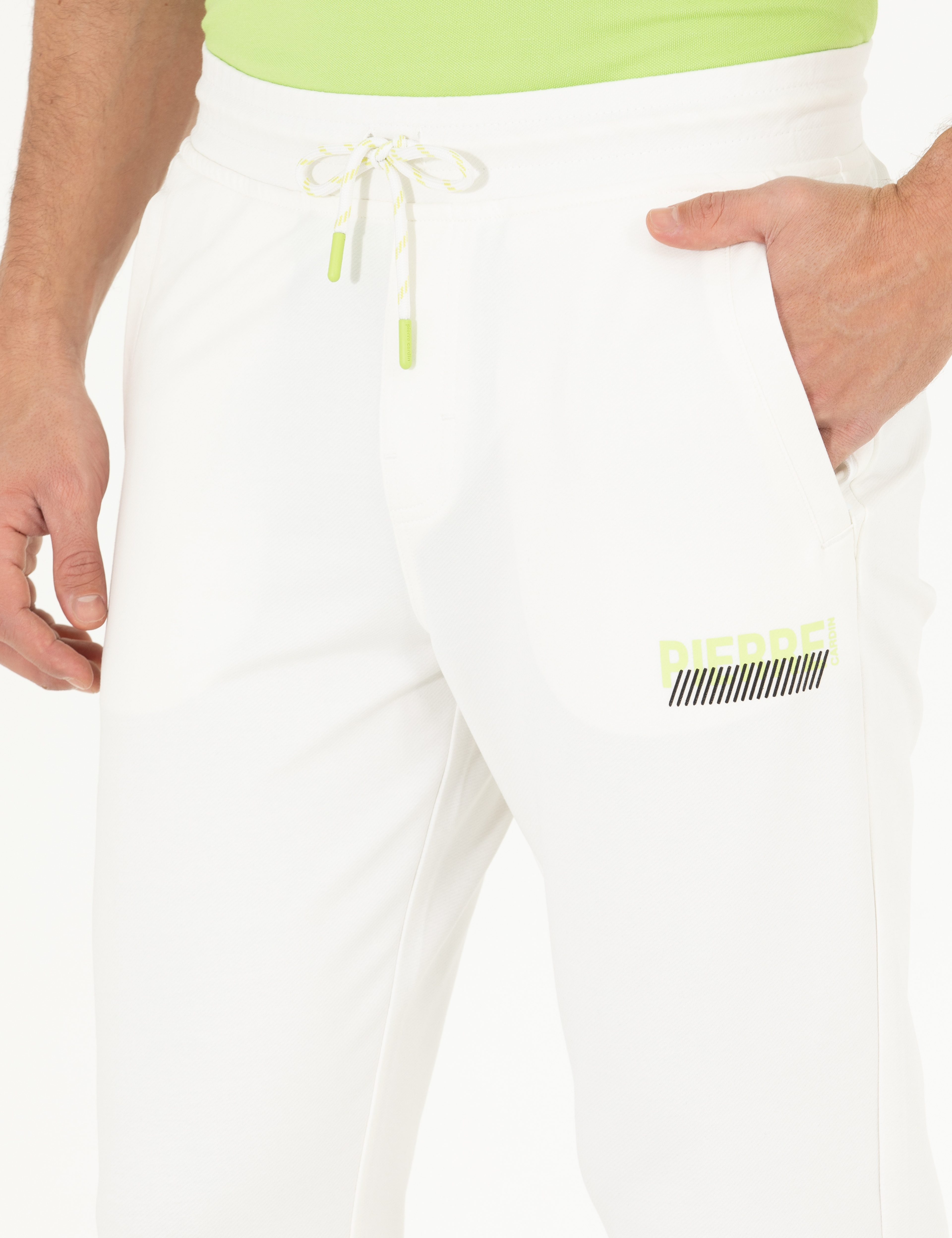 Ekru Extra Slim Fit Eşofman Altı