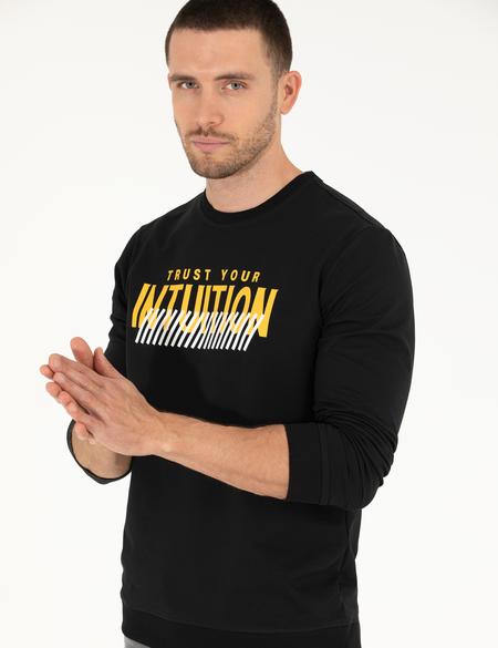 Siyah Sweatshirt - 50262638043