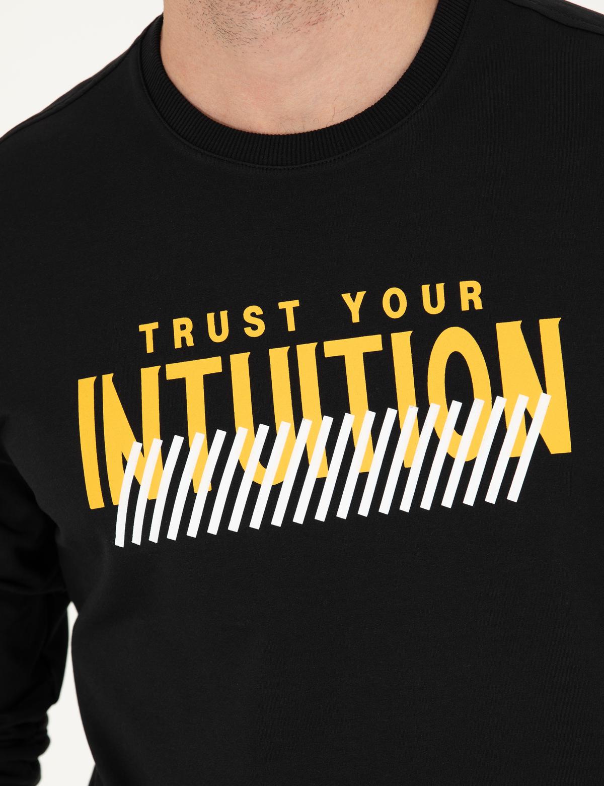 Siyah Sweatshirt - 50262638043