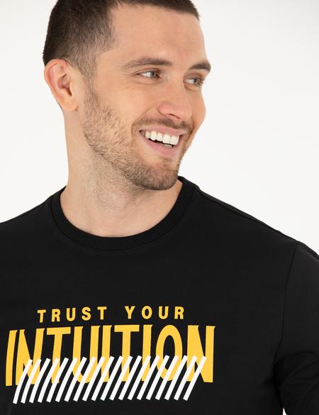 Siyah Sweatshirt - 50262638043