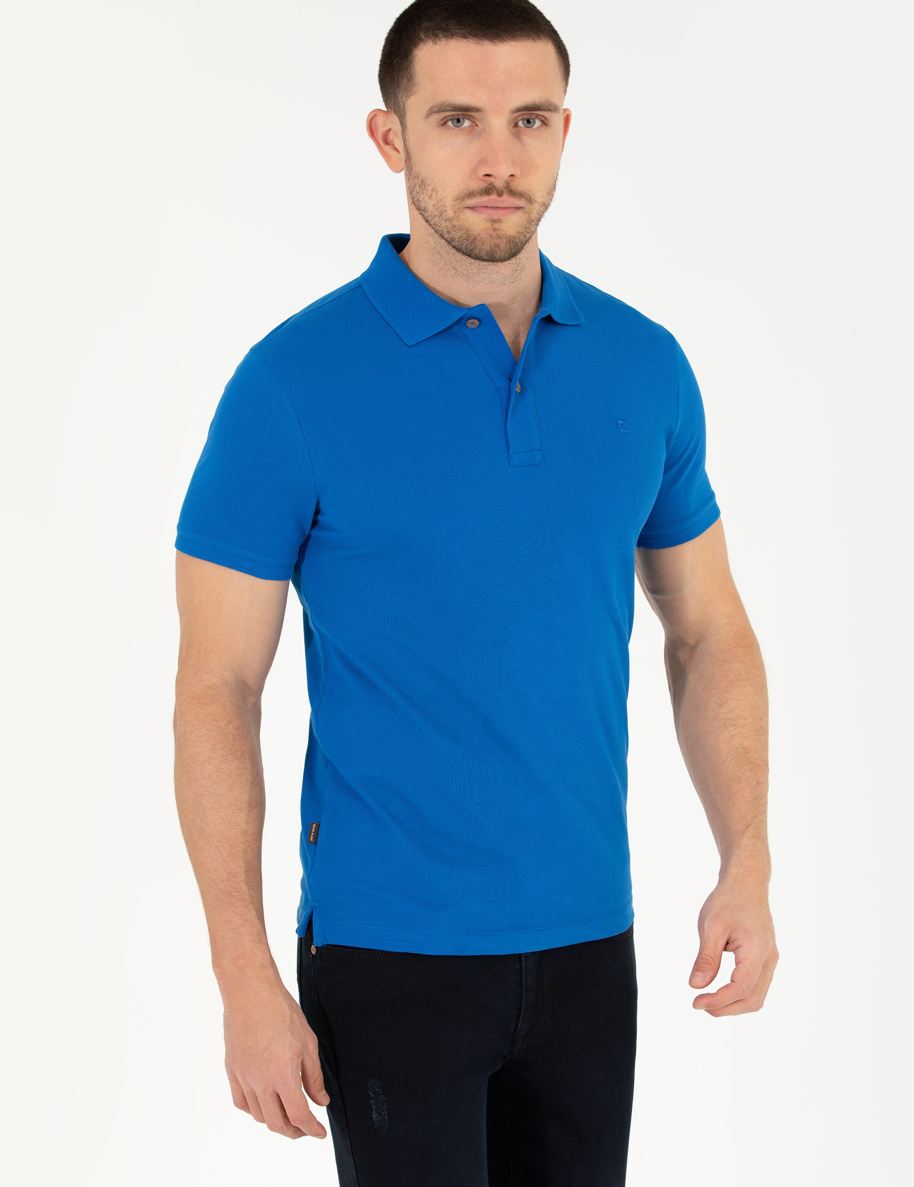 Sax Slim Fit Polo Yaka Basic Tişört - Image 2