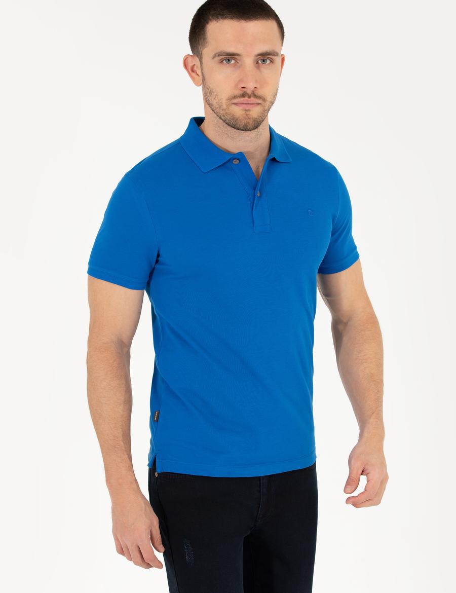 Sax Slim Fit Polo Yaka Basic Tişört