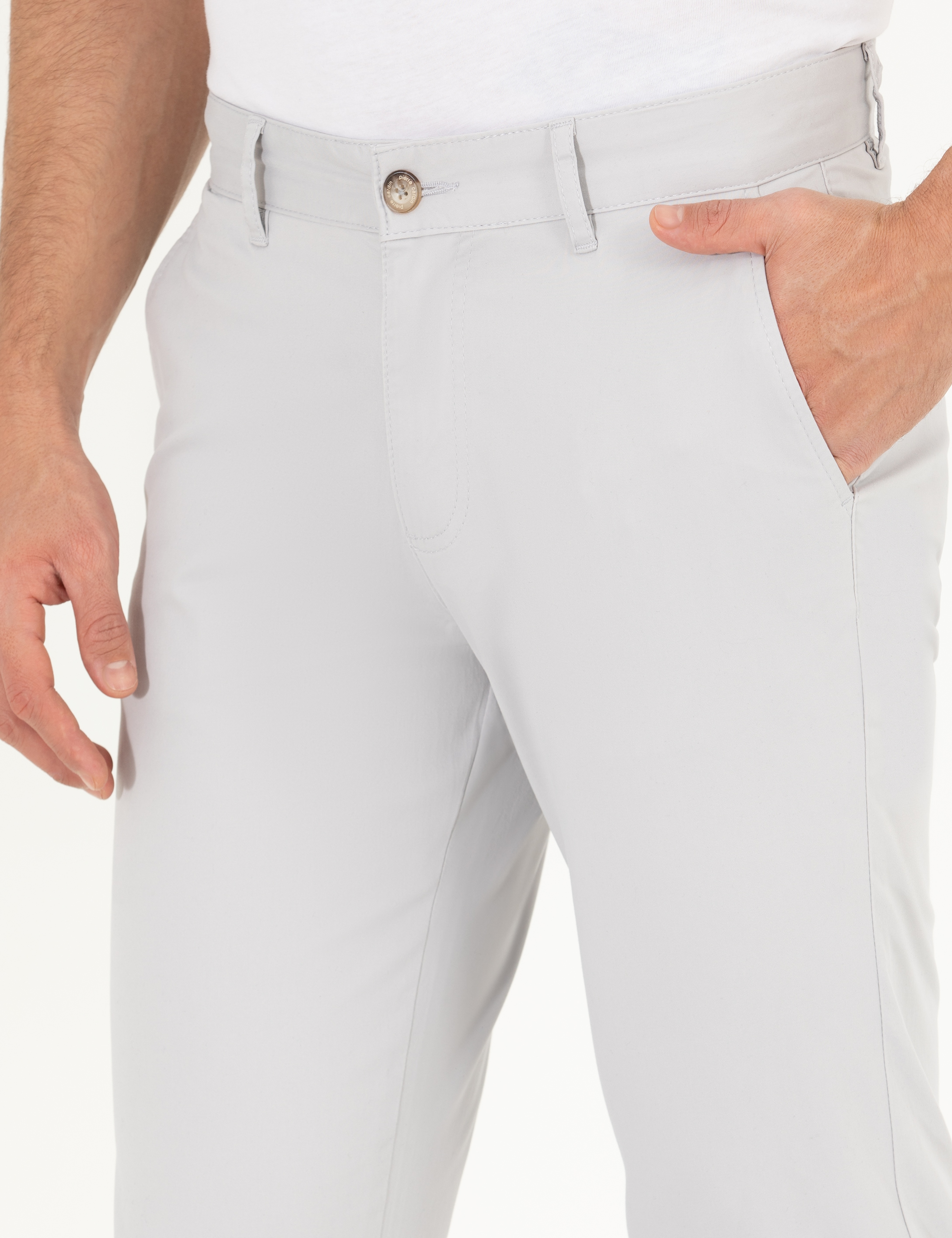 Camel Regular Fit Basic Kanvas Pantolon - Image 5