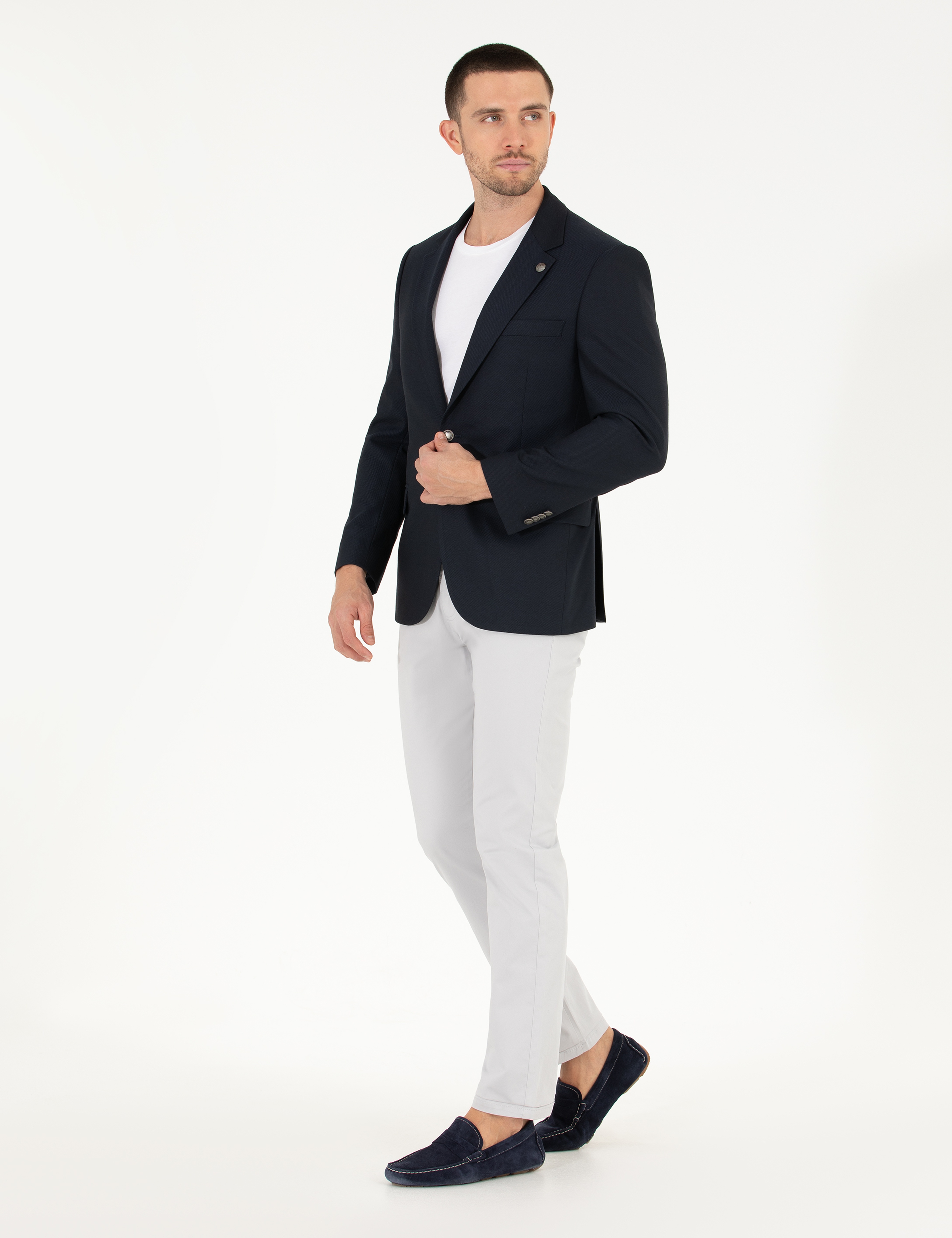 Camel Regular Fit Basic Kanvas Pantolon - Image 3