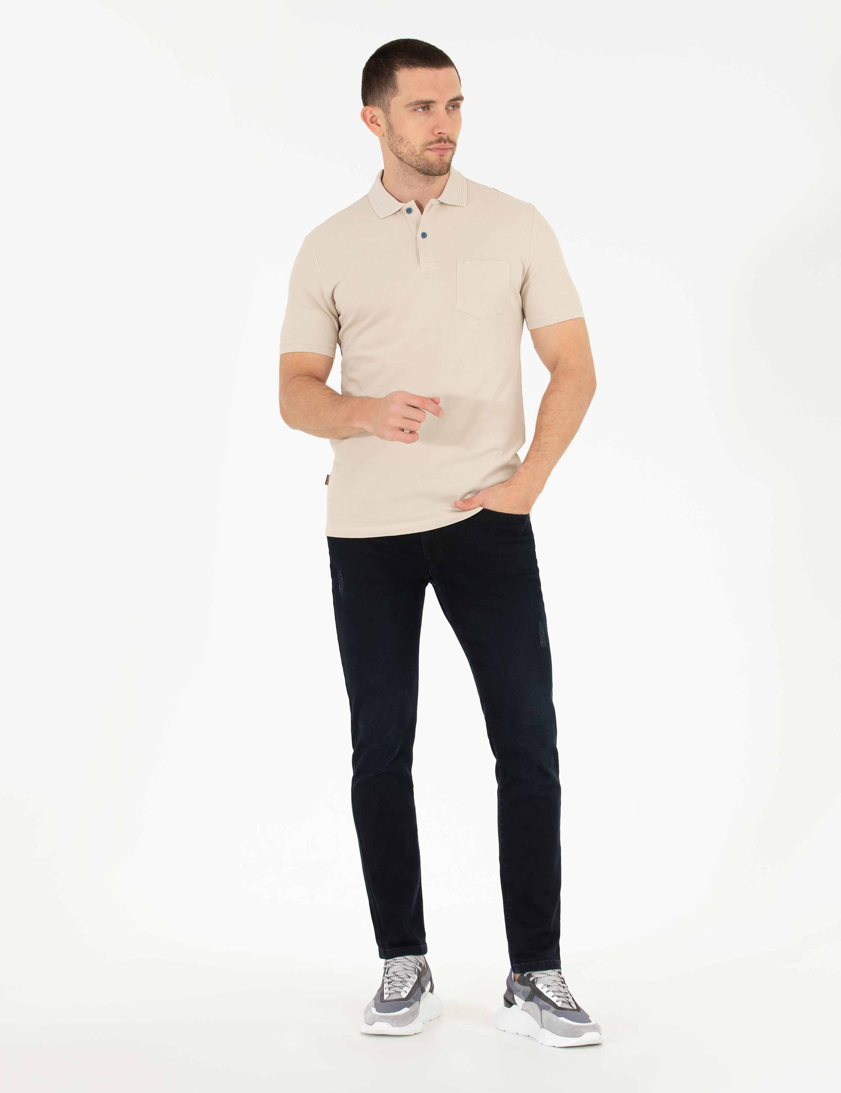 Taş Regular Fit Polo Yaka Basic Tişört