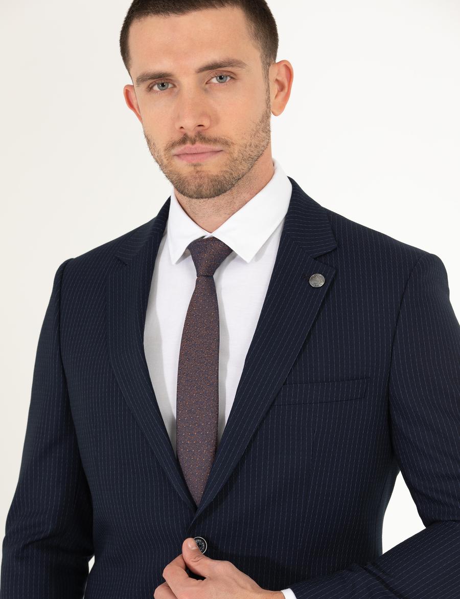 Lacivert Ex. Slim Fit Takım Elbise