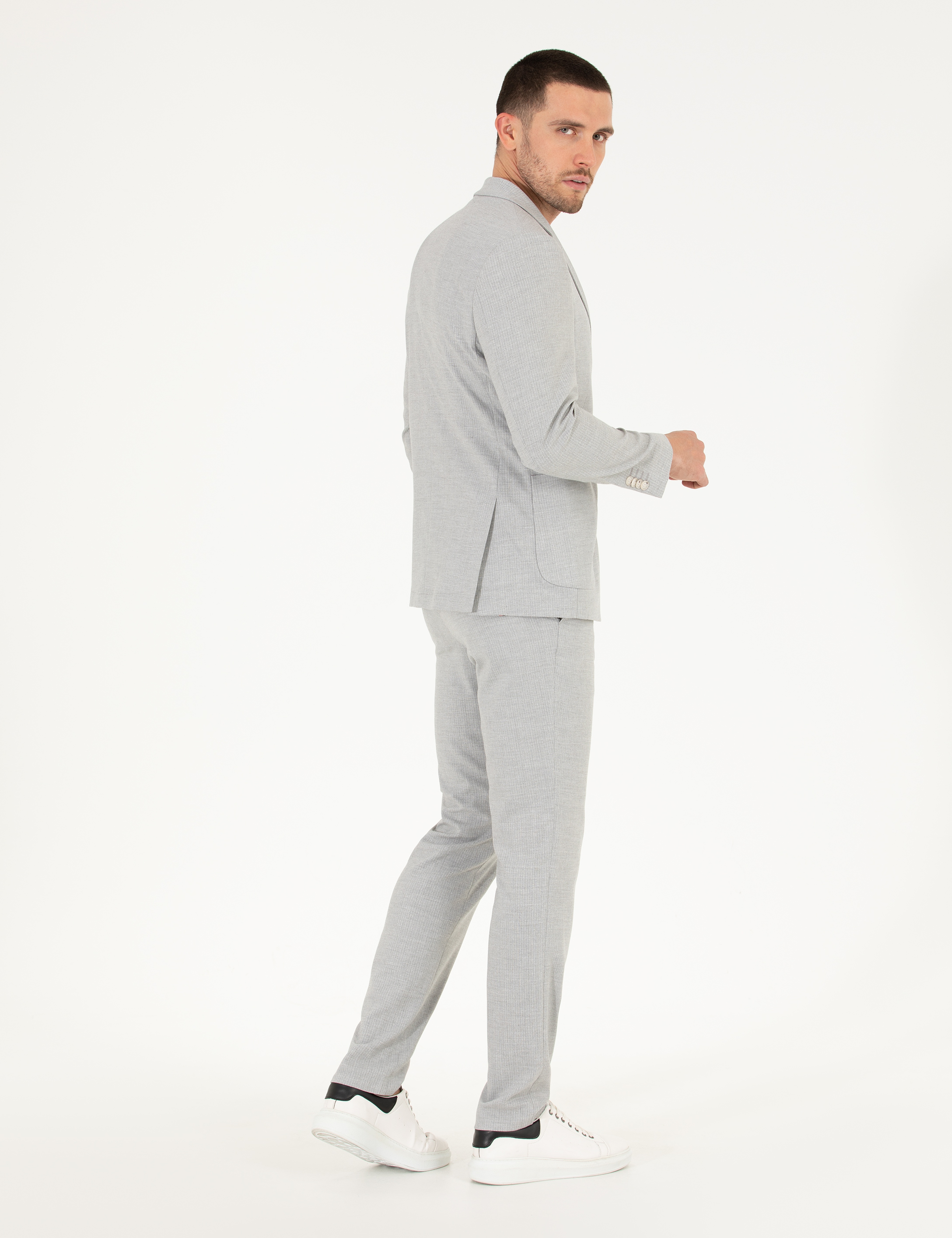 Gri Spor Takım Elbise - Image 5