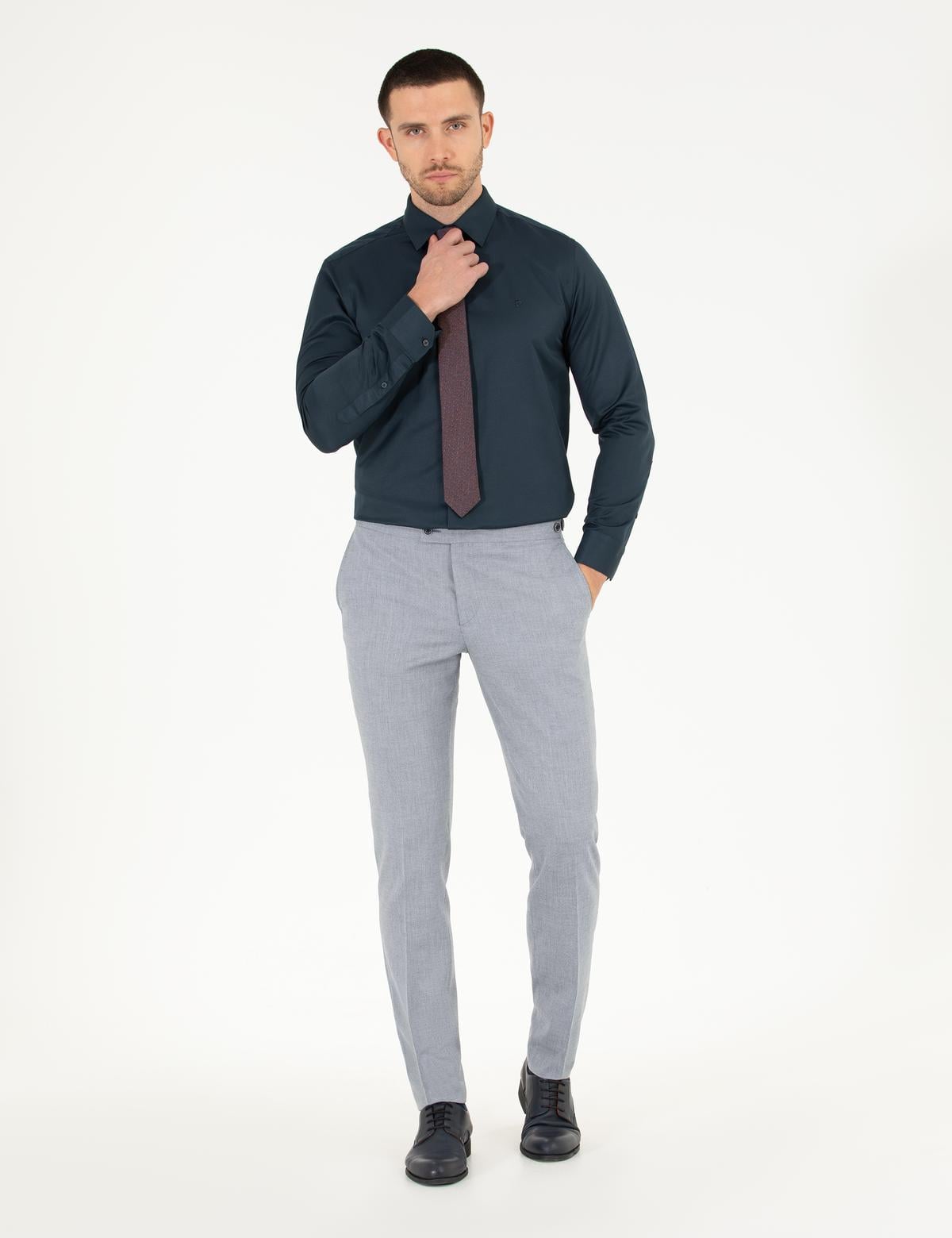 Saks Ex. Slim Fit Kumaş Pantolon