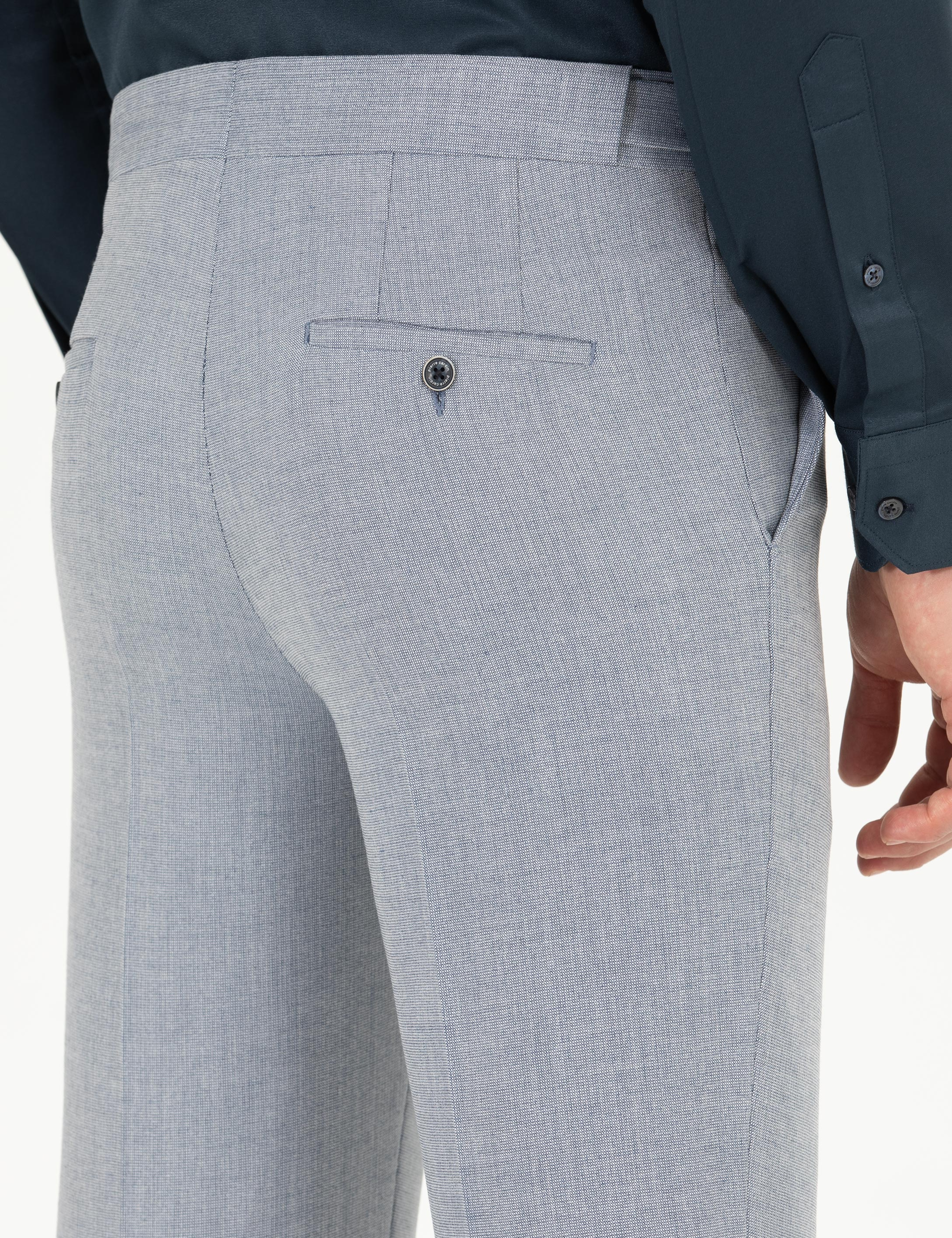 Saks Ex. Slim Fit Kumaş Pantolon - Image 7