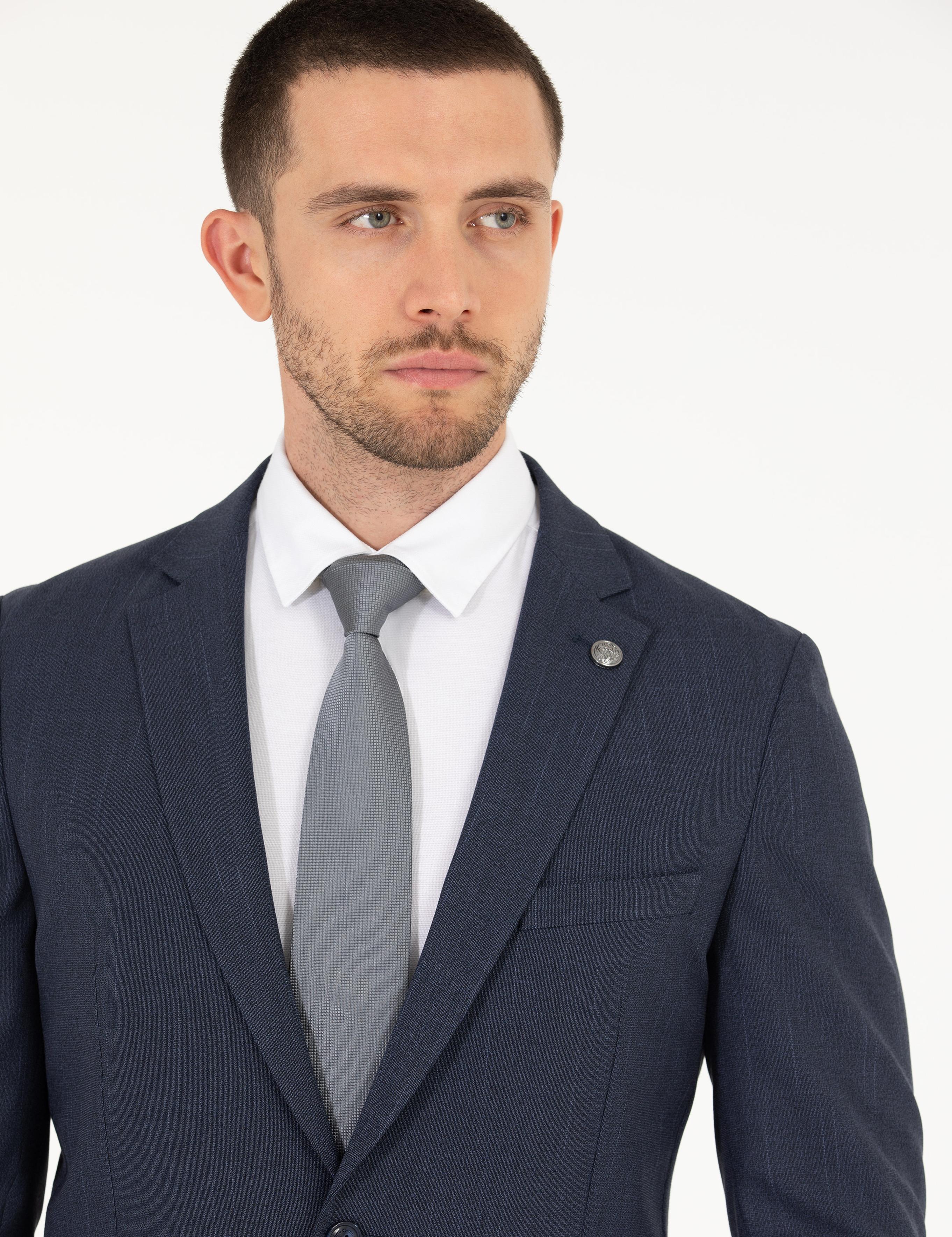 Lacivert Ex. Slim Fit Takım Elbise