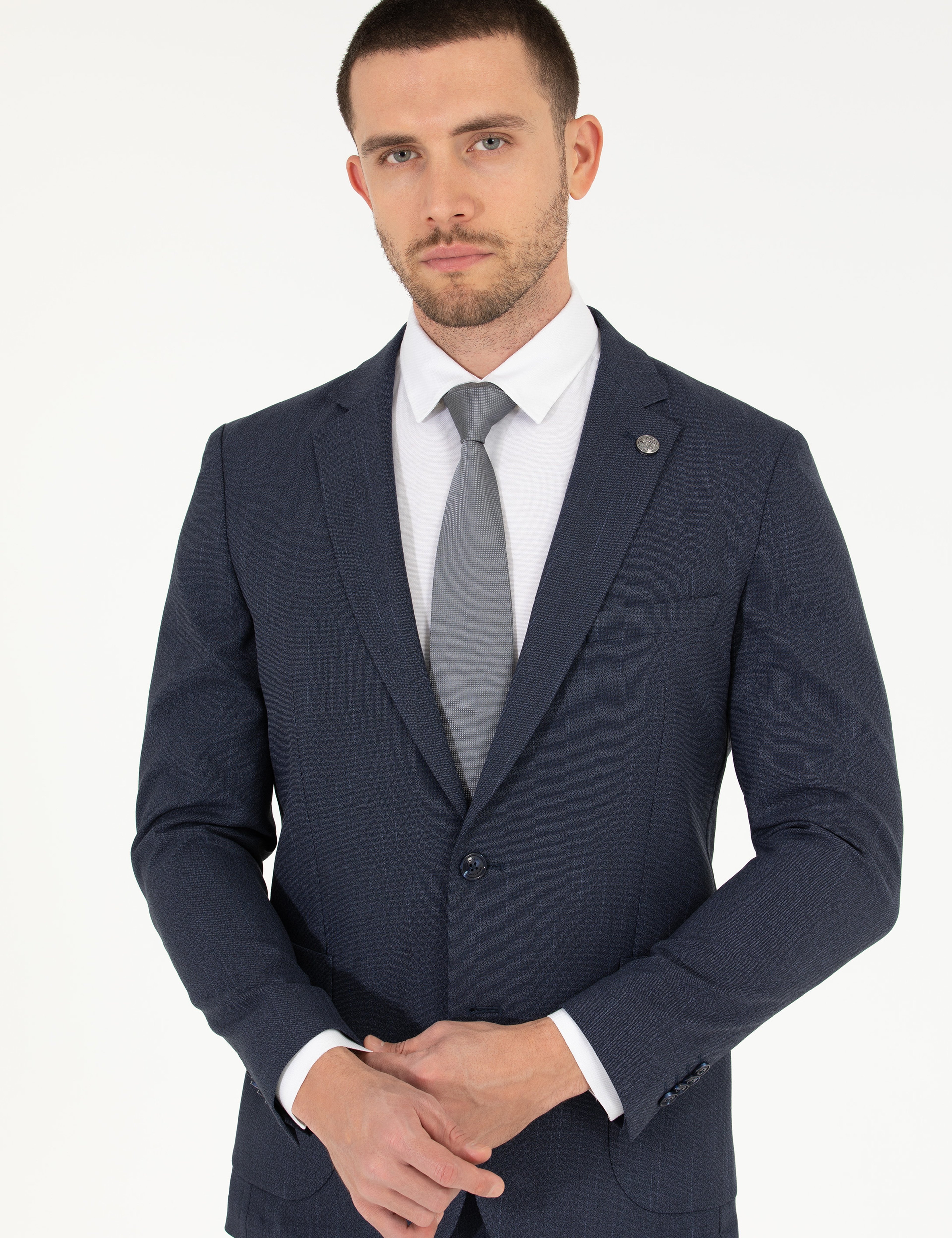 Lacivert Ex. Slim Fit Takım Elbise