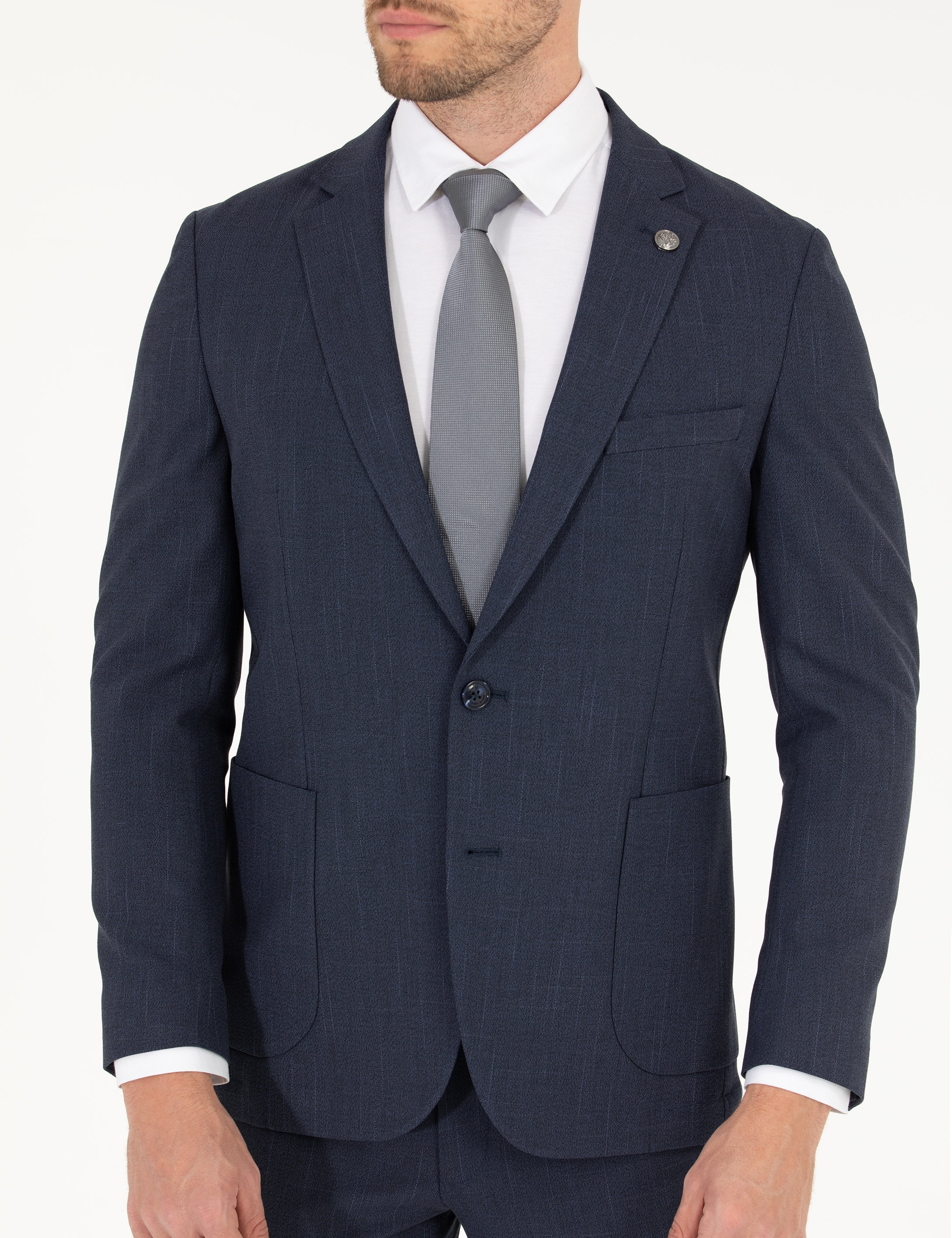 Lacivert Ex. Slim Fit Takım Elbise