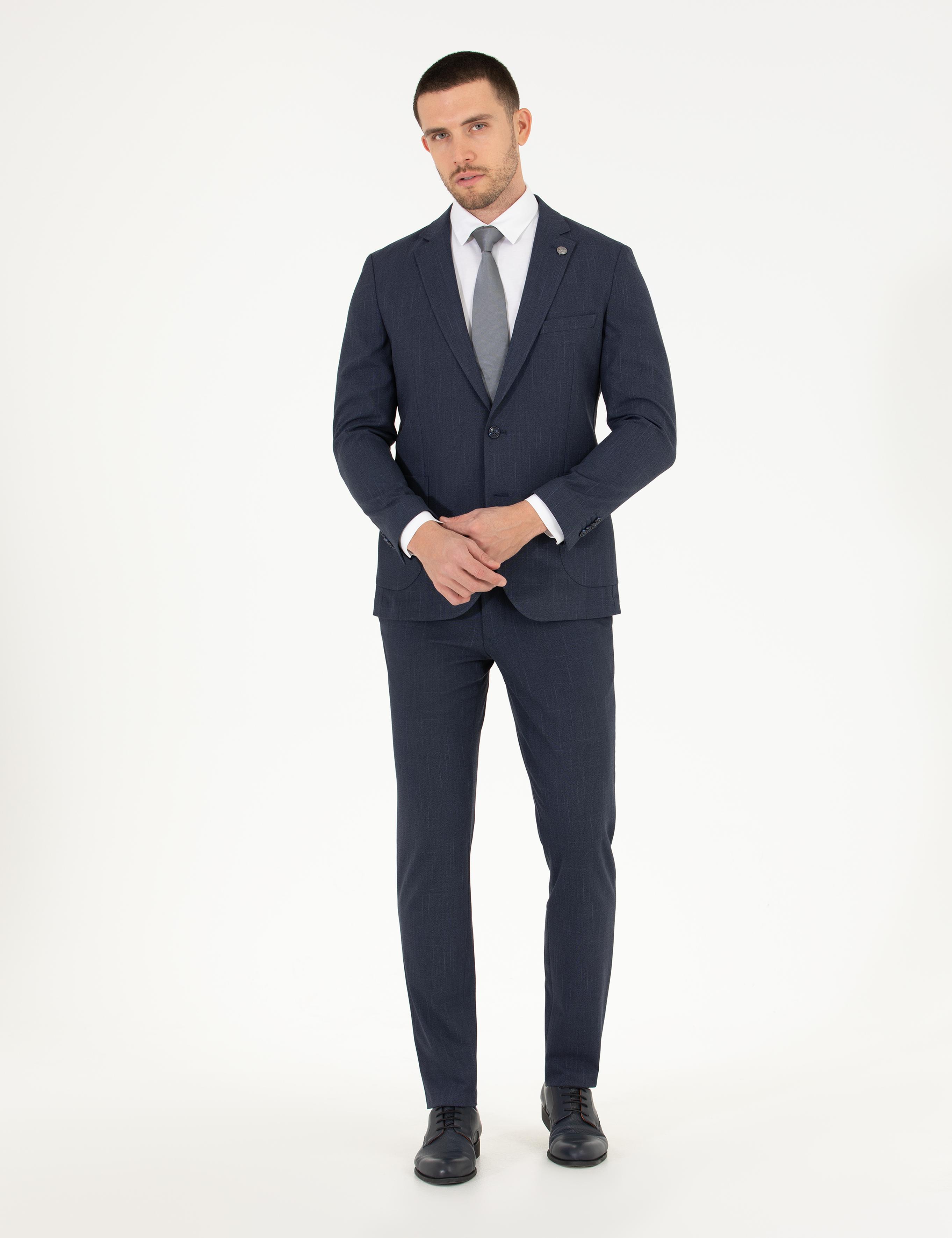 Lacivert Ex. Slim Fit Takım Elbise