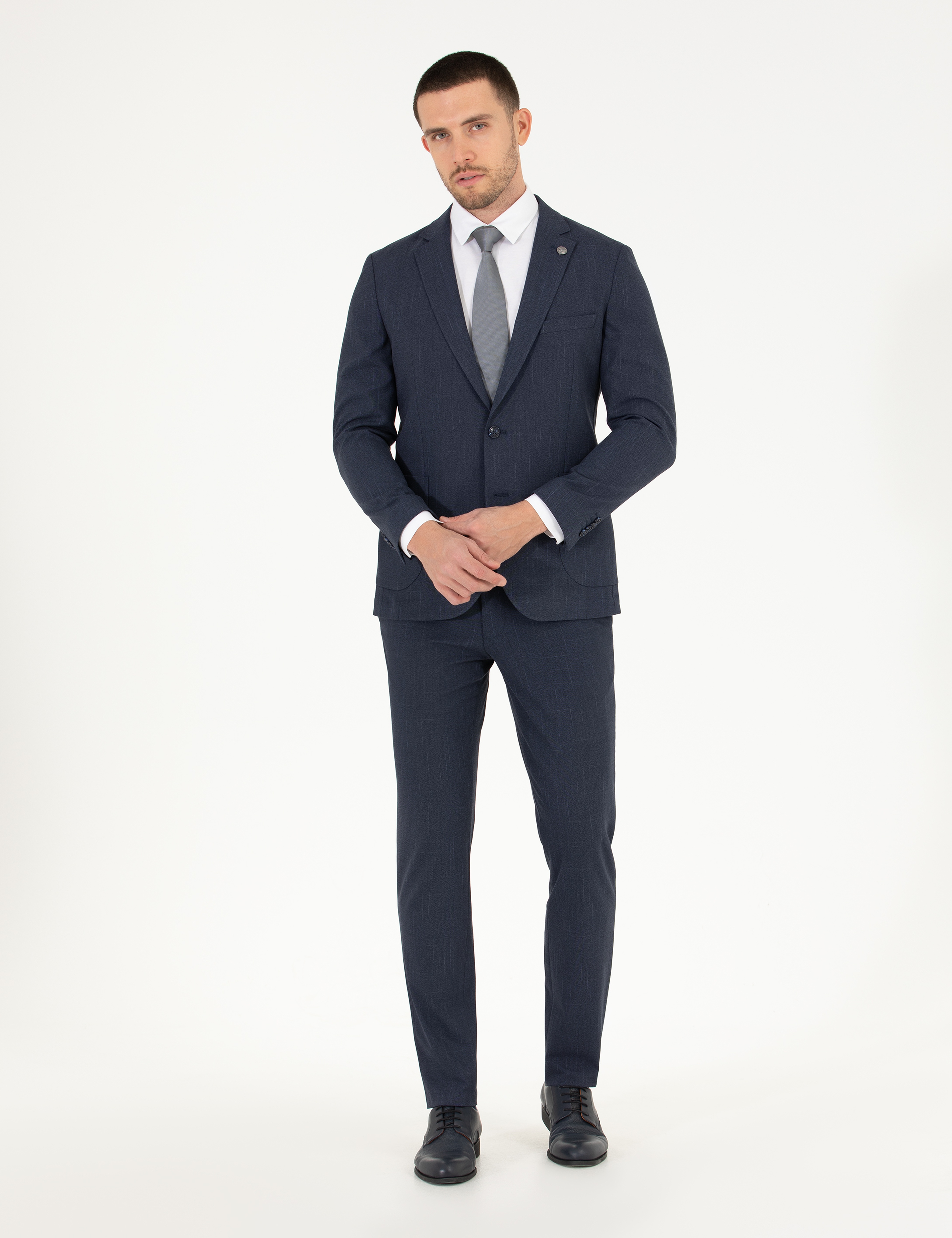 Lacivert Ex. Slim Fit Takım Elbise - Image 1