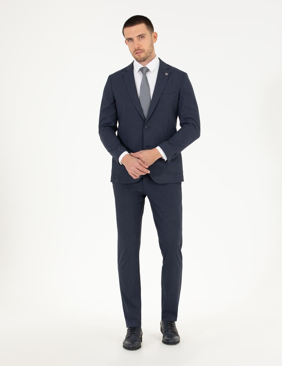 Lacivert Ex. Slim Fit Takım Elbise