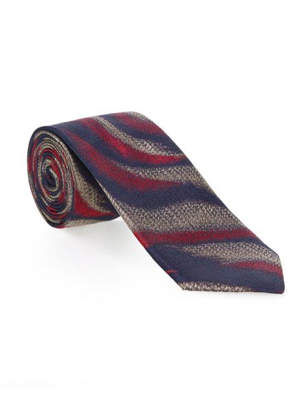 Lacivert İpek Kravat - 50255133001