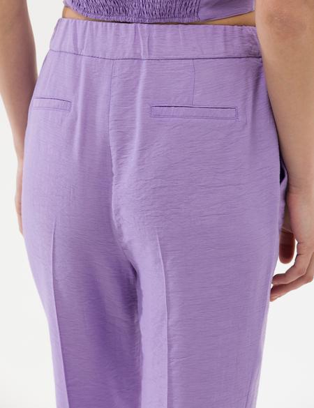 Eflatun Kumaş Pantolon - 50262600019