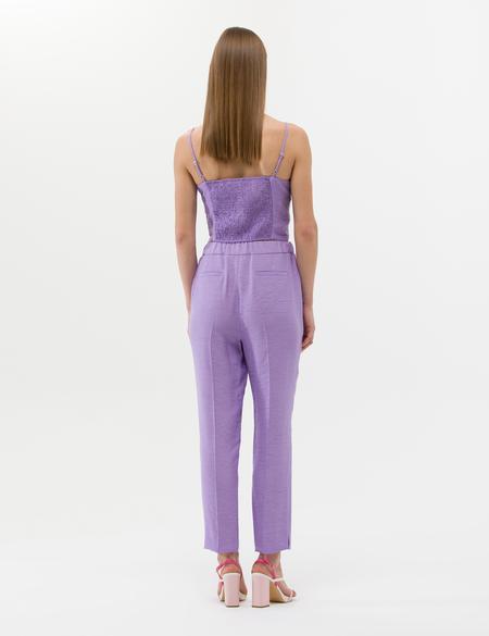 Eflatun Kumaş Pantolon - 50262600019