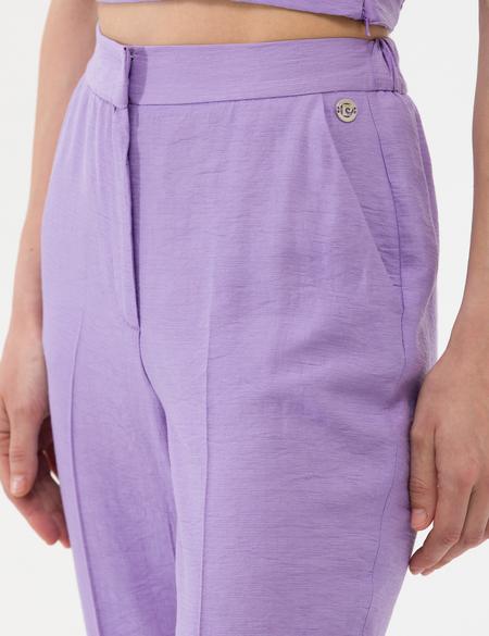Eflatun Kumaş Pantolon - 50262600019