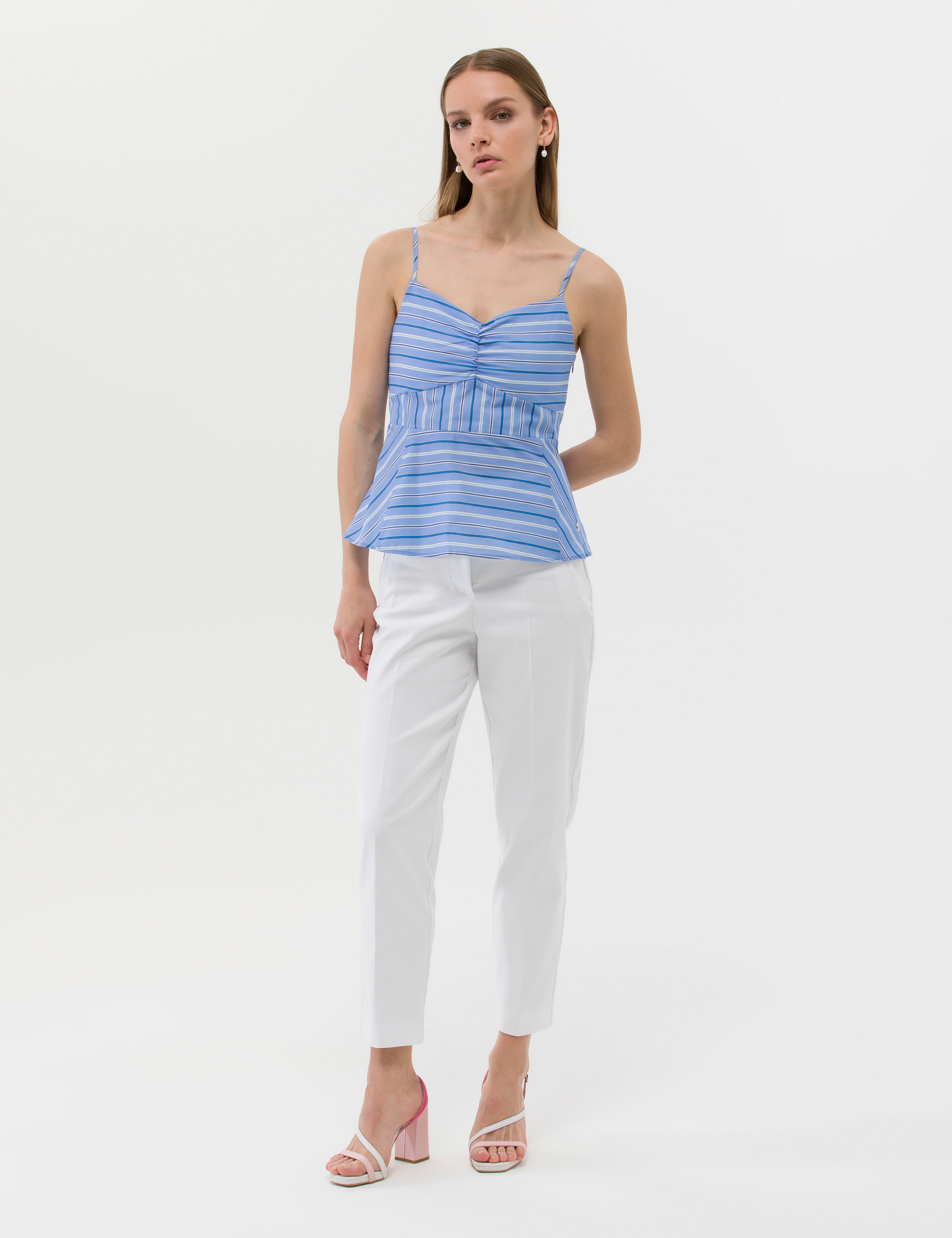 Mavi Crop Top Bluz - Image 4