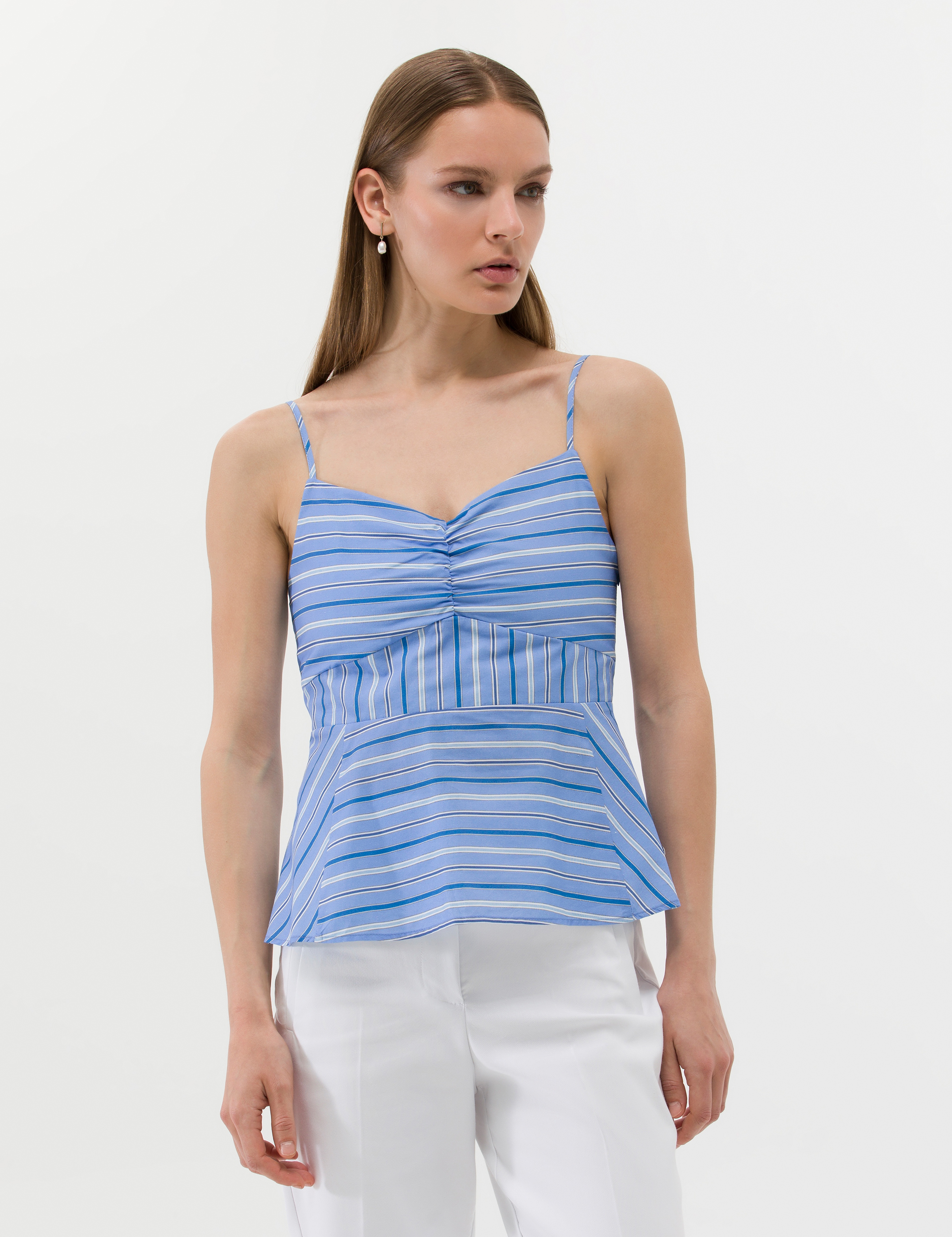 Mavi Crop Top Bluz - Image 1
