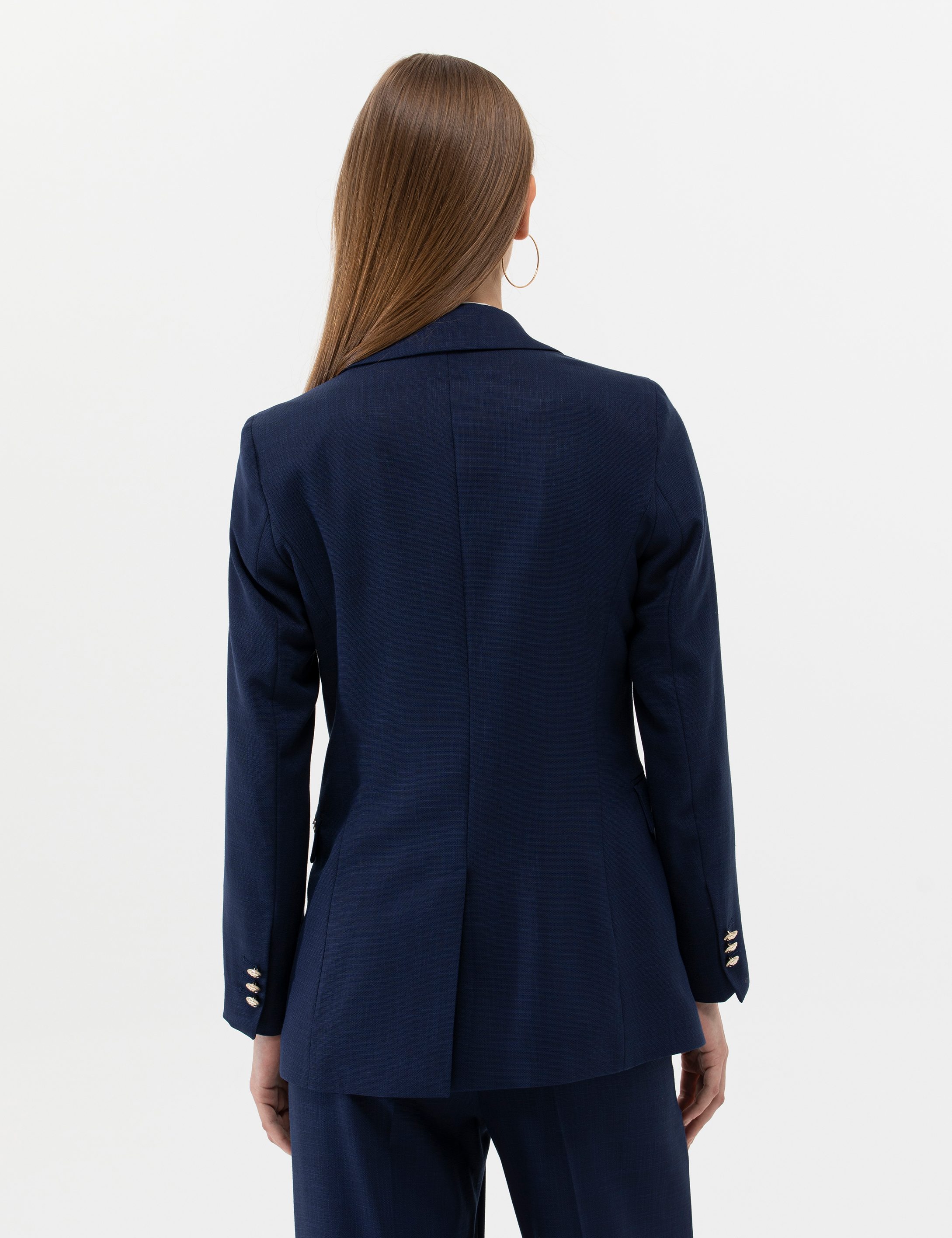 Lacivert Blazer Ceket - Image 5