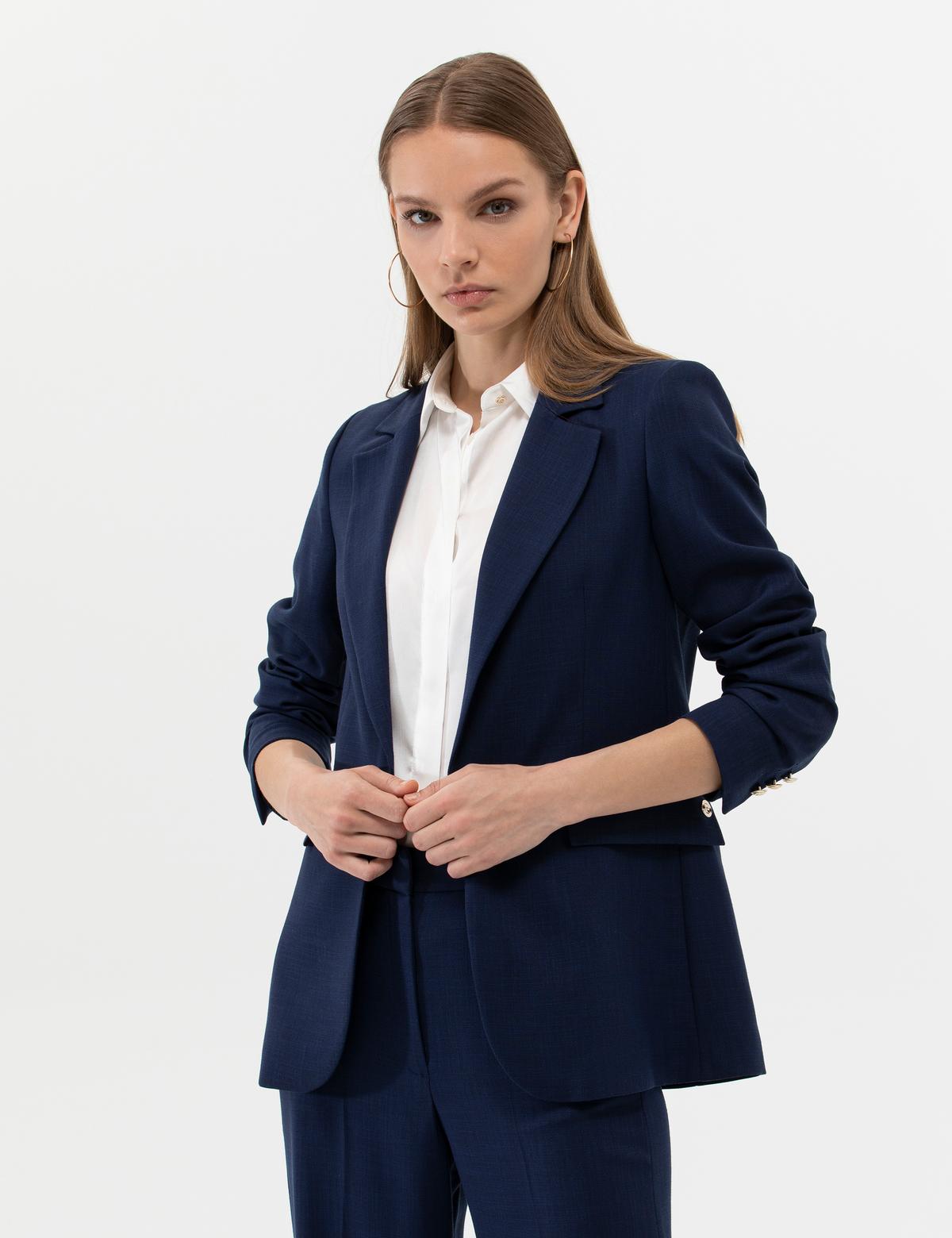 Lacivert Blazer Ceket