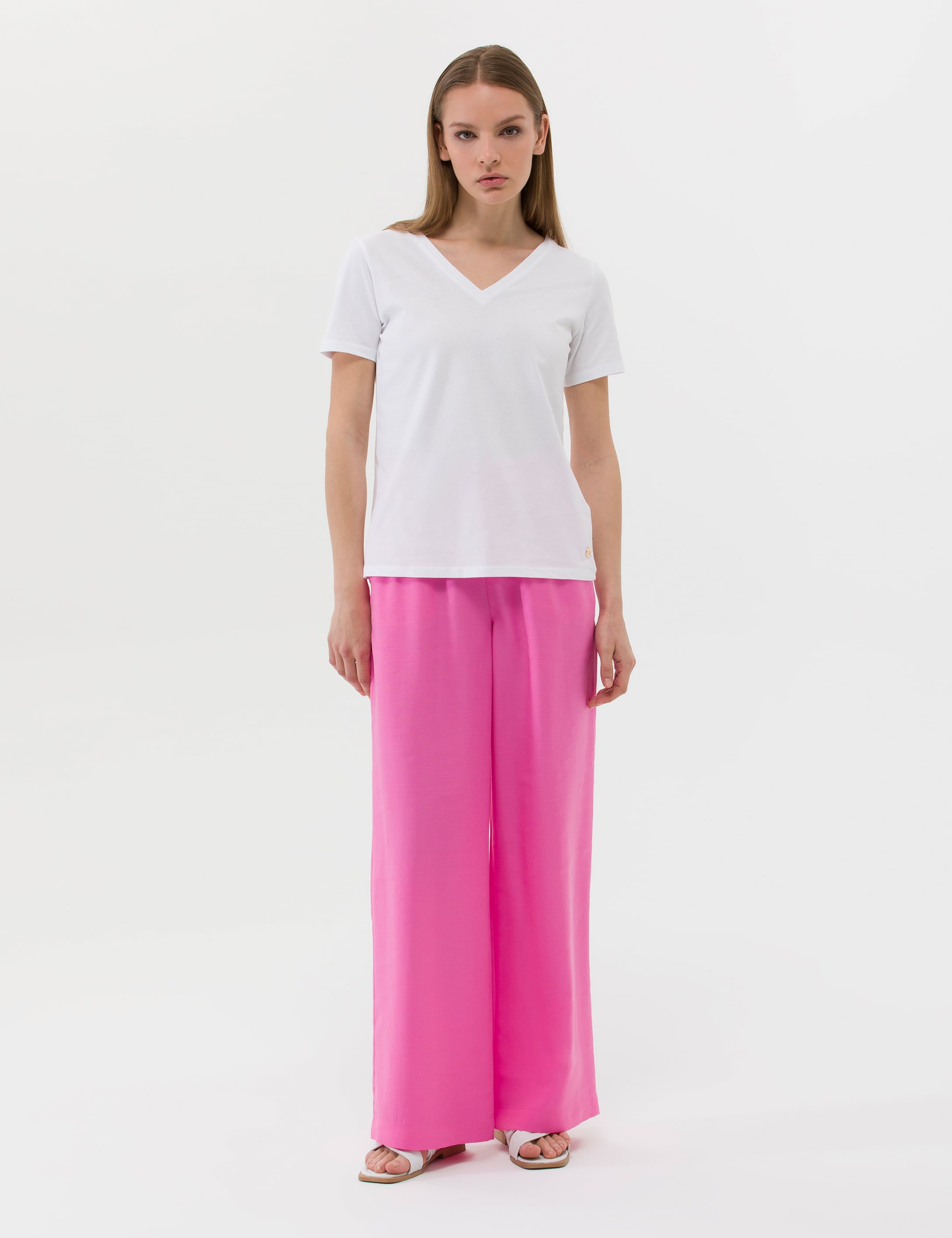 Beyaz Comfort Fit Tişört