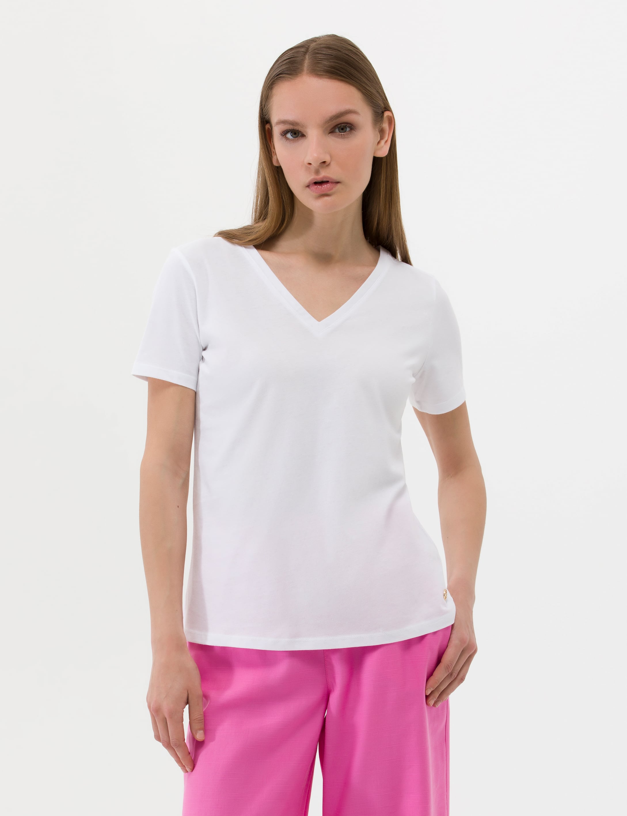 Beyaz Comfort Fit Tişört - Image 1