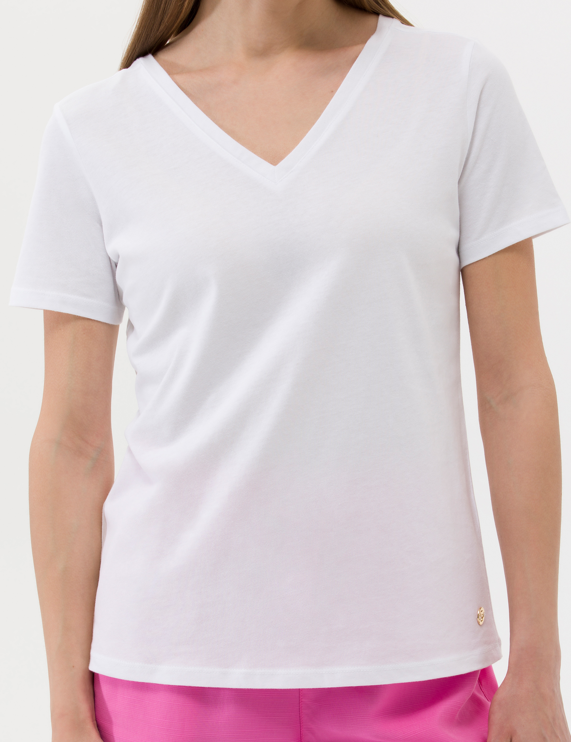 Beyaz Comfort Fit Tişört - Image 6