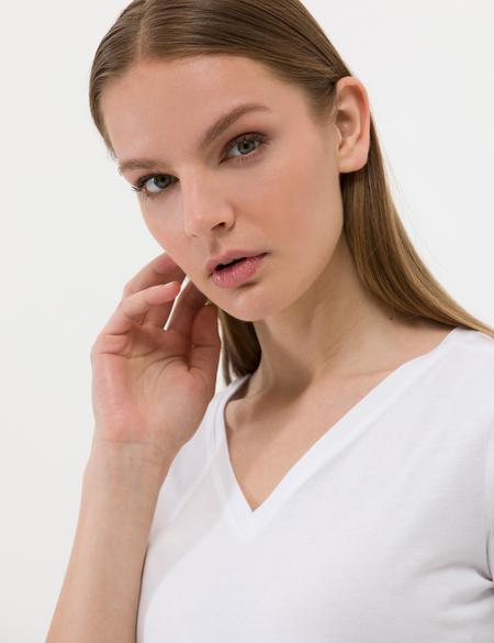 Beyaz Comfort Fit Tişört - 50269329001