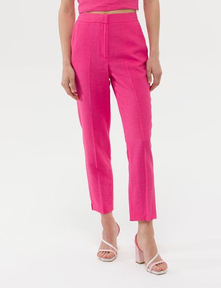 Fuşya Kumaş Pantolon - 50262600003