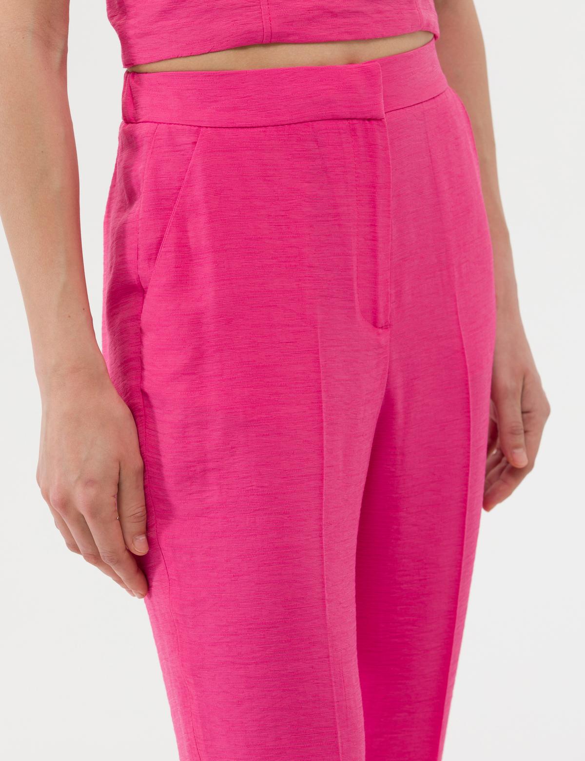 Fuşya Kumaş Pantolon - 50262600003