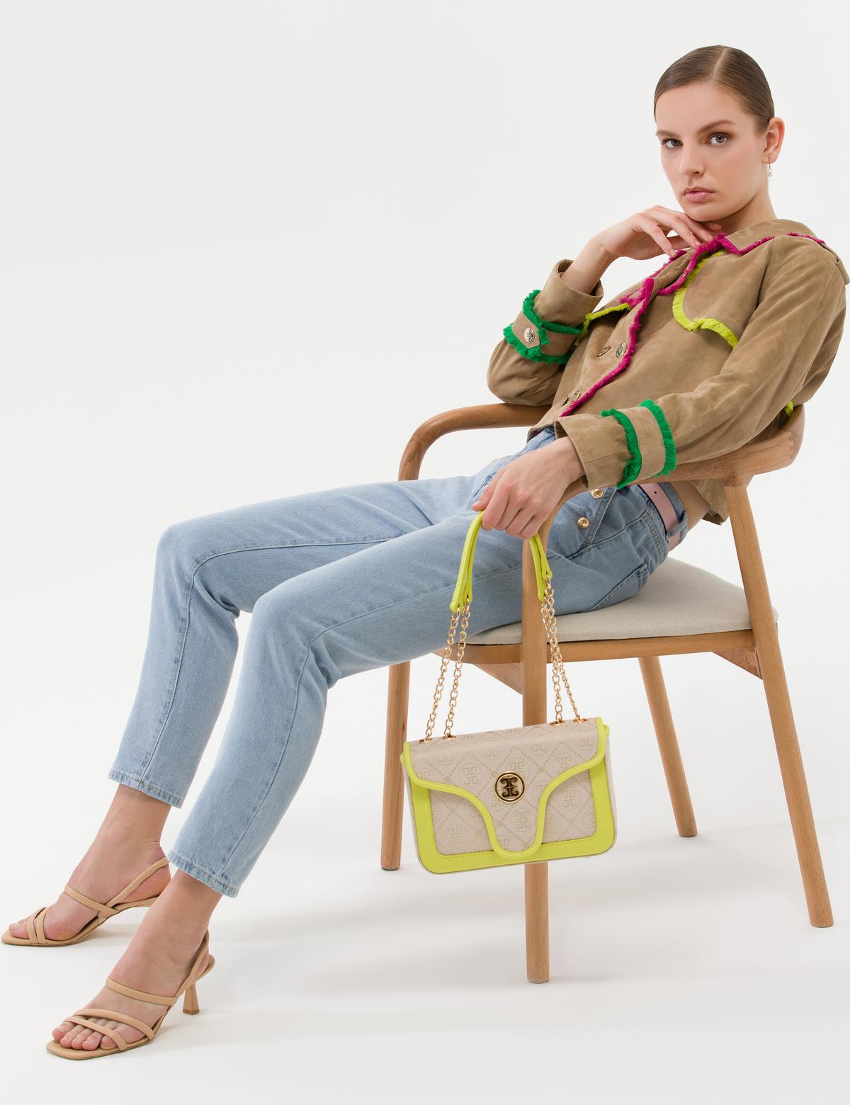 Yeşil Omuz Çantası - 50276437002