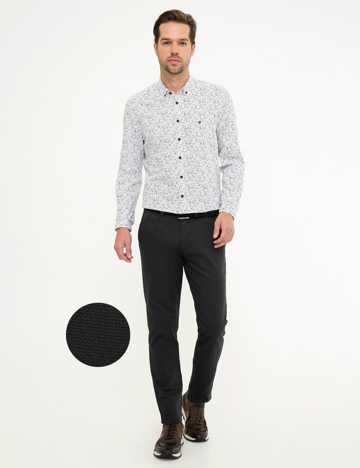 Antrasit Gri Slim Fit Chino Pantolon