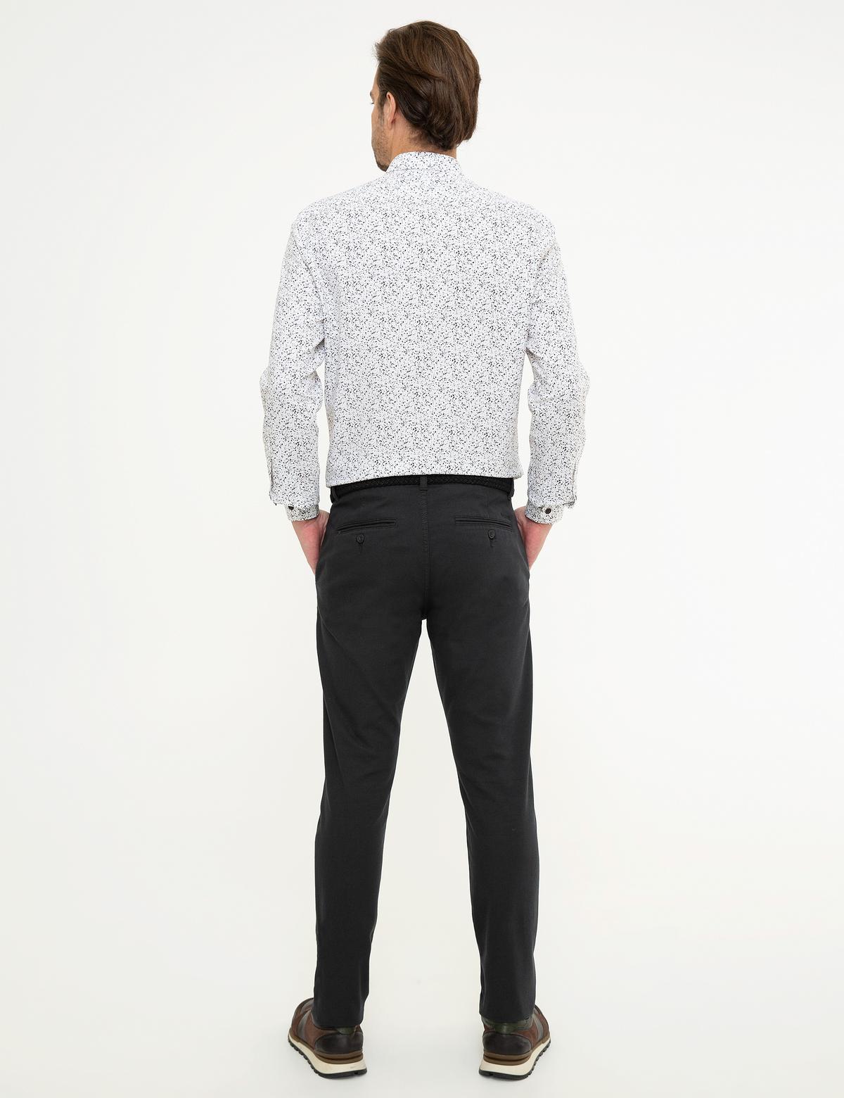 Antrasit Gri Slim Fit Chino Pantolon - 50224125035