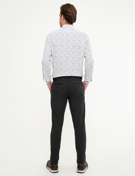 Antrasit Gri Slim Fit Chino Pantolon - 50224125035