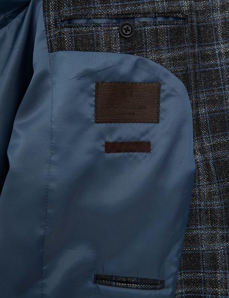 Ekose Füme Slim Fit Ceket - 50225982041